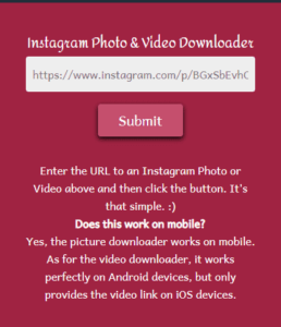 cara download foto di instagram