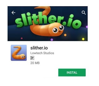 Slither.io, paling kecil ukurannya