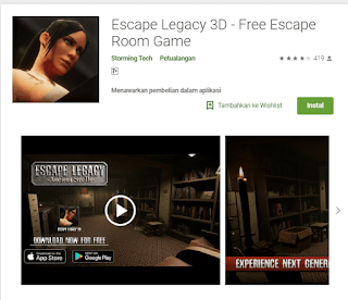Escape Legacy 3D - Free Escape Room Game