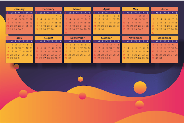 template kalender