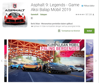 Asphalt 9: Legends - Game Aksi Balap Mobil 2019