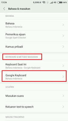 google keyboard