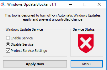 blokir akses update windows 10