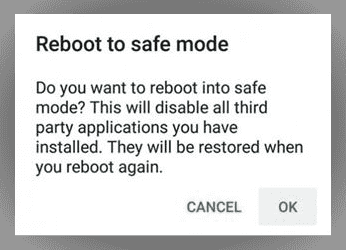 masuk safe mode android