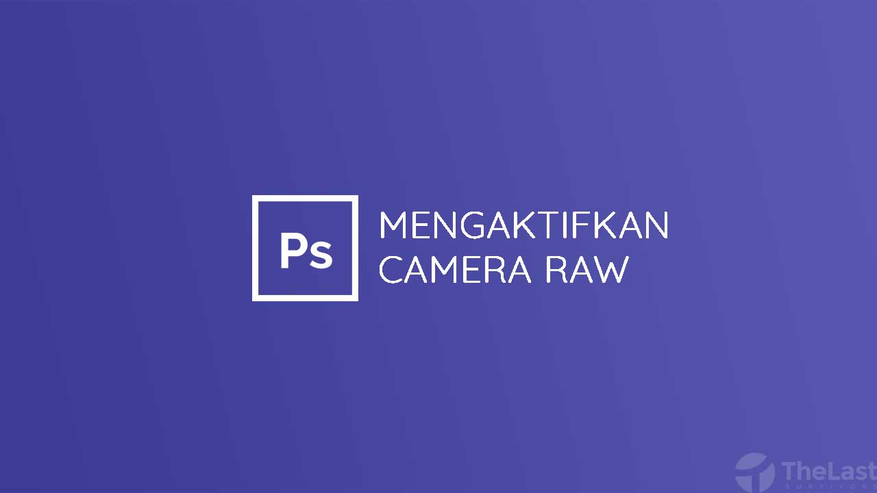 cara mengaktifkan camera raw