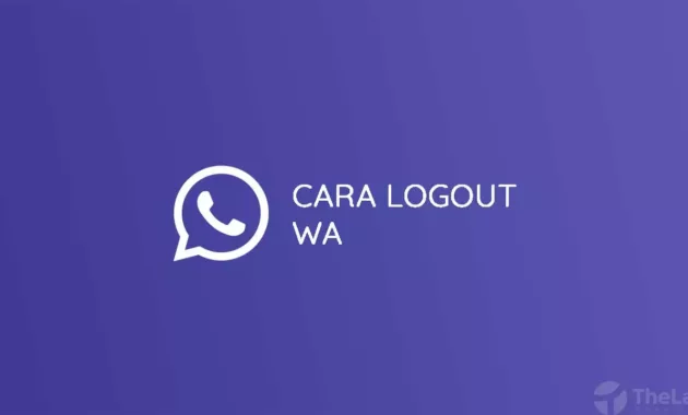 Cara Logout WhatsApp