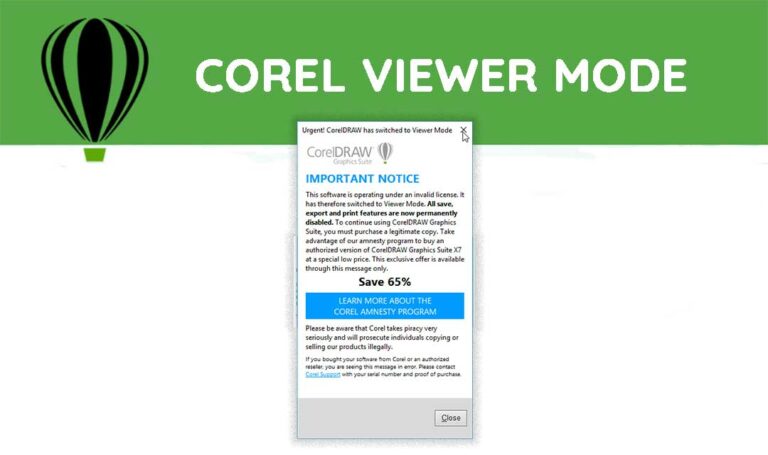 5 Cara Mengatasi Corel X7 Viewer Mode [Urgent CorelDraw Has Switched]