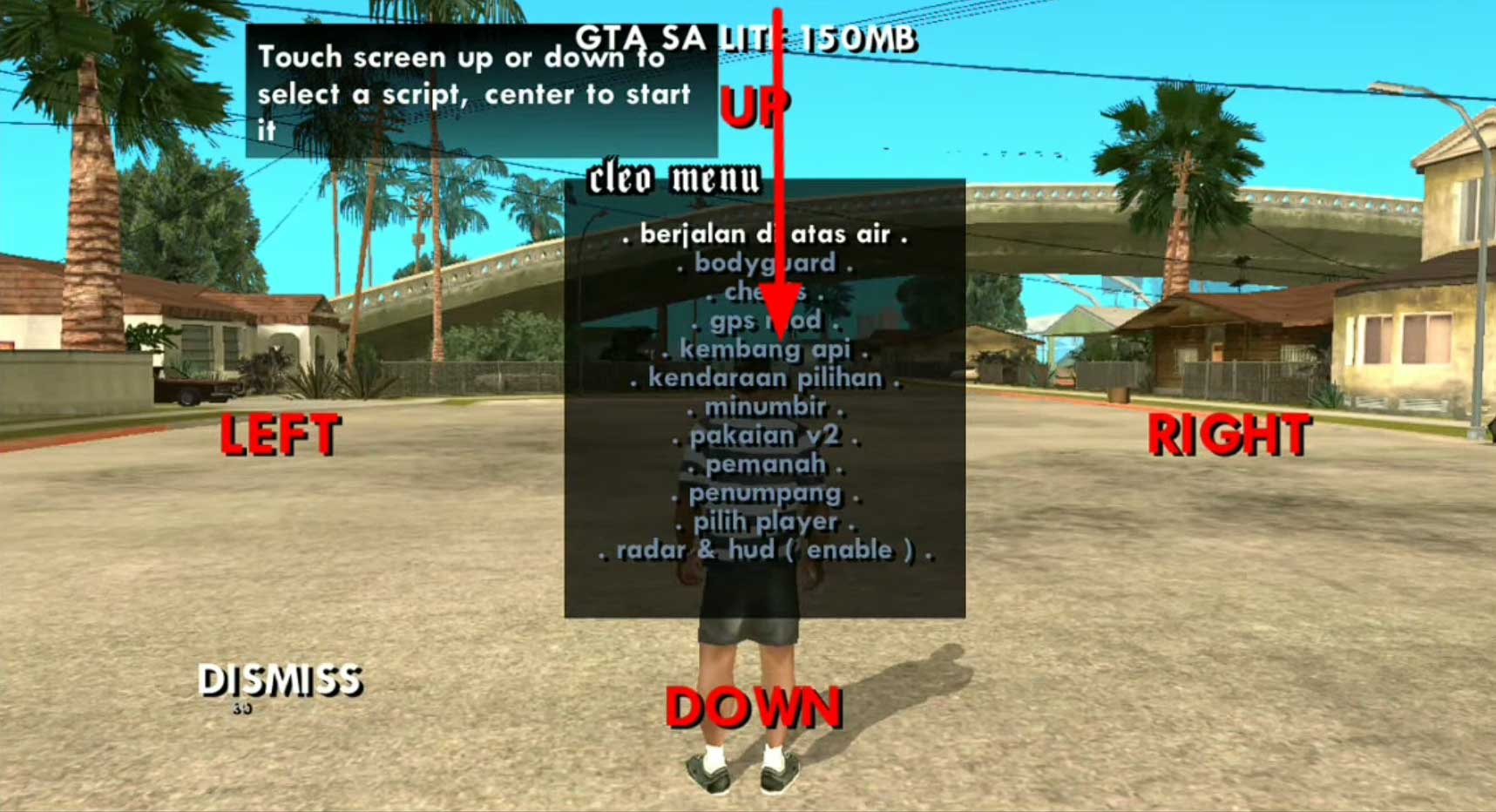 Download GTA SA Lite Mod Indonesia Apk Data Cleo 140
