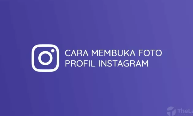 Cara Membuka Foto Profil Instagram