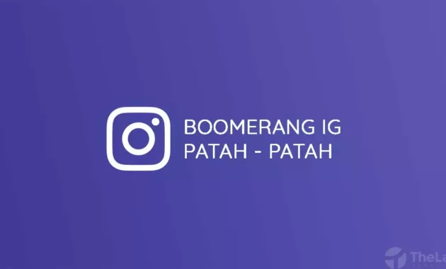 Boomerang Ig Patah - Patah