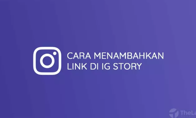 Cara Menambahkan Link Di IG Story