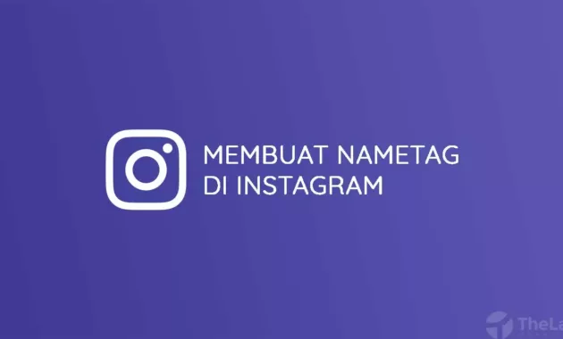 Membuat NameTag Di Instagram