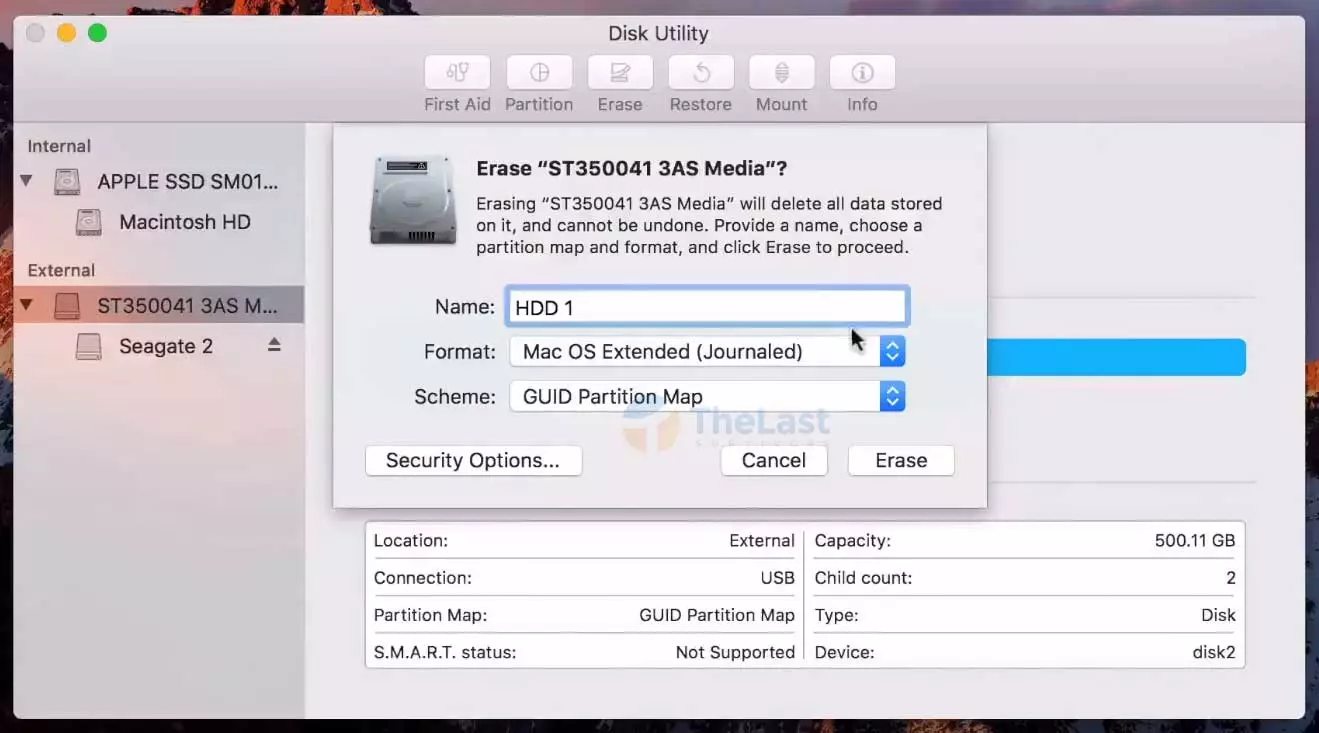 Cara Format Hardisk di Mac OS