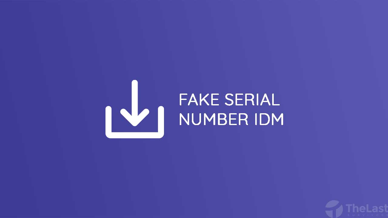 Fake Serial Number IDM