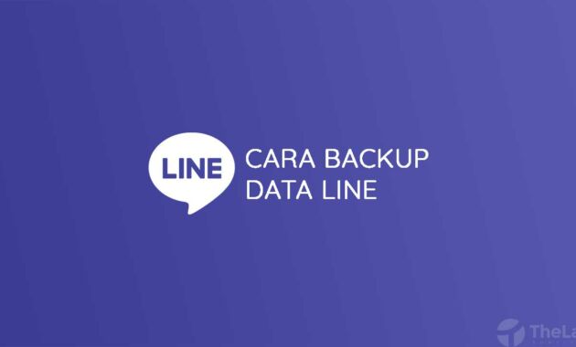 Cara Backup Data Line