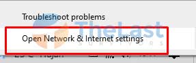 Open Network And Internet Setting