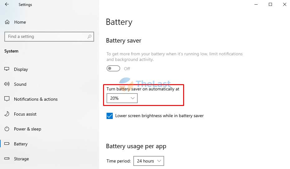 Turn Battery Saver On Automatically At