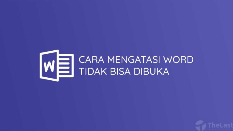 √ 6 Cara Mudah Mengatasi Microsoft Word Tidak Bisa Dibuka