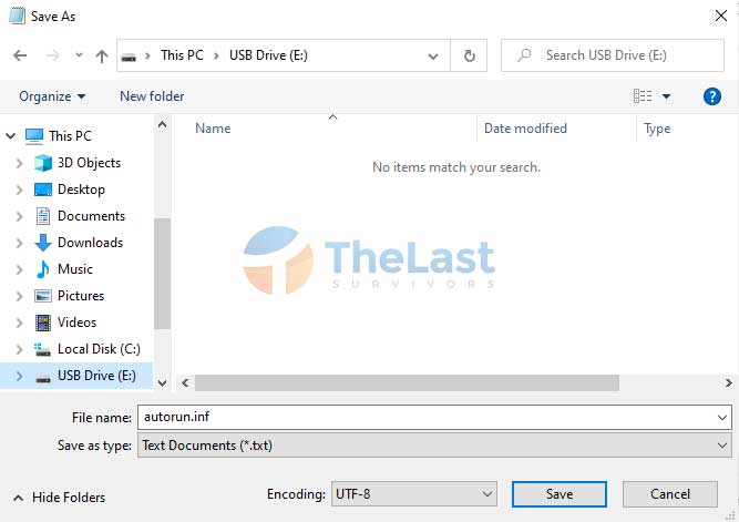 Save File Notepad Di Flashdisk