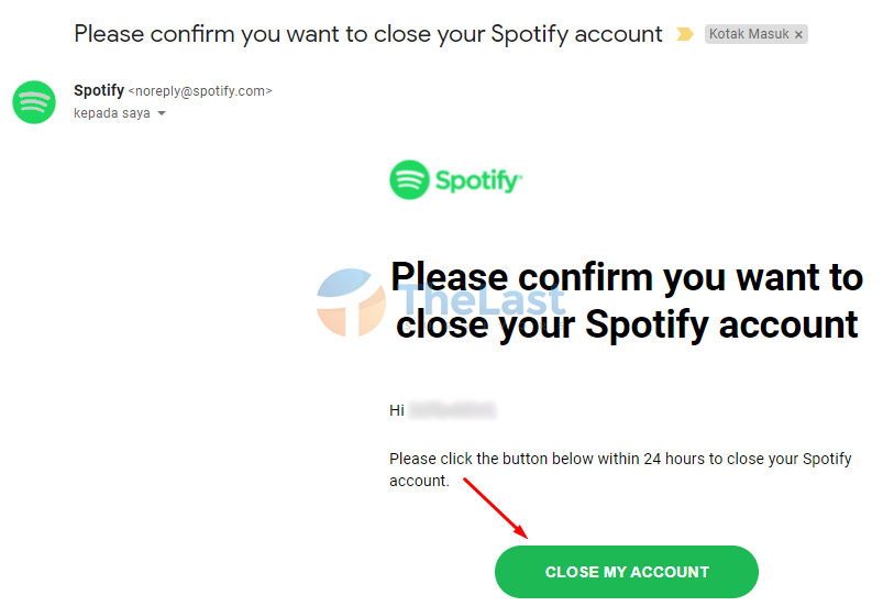 Close Spotify Account