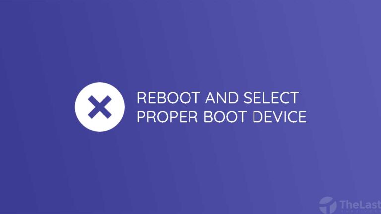 5 Cara Mudah Mengatasi 'Reboot And Select Proper Boot Device'