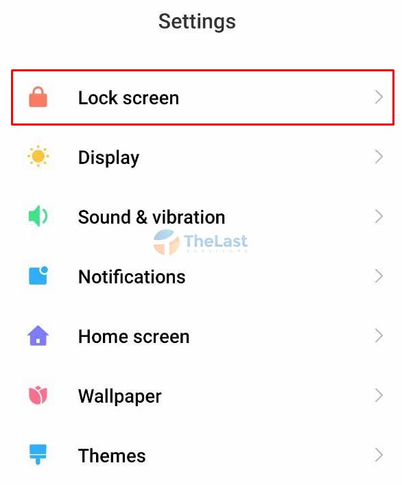 Buka Lock Screen Settings Xiaomi