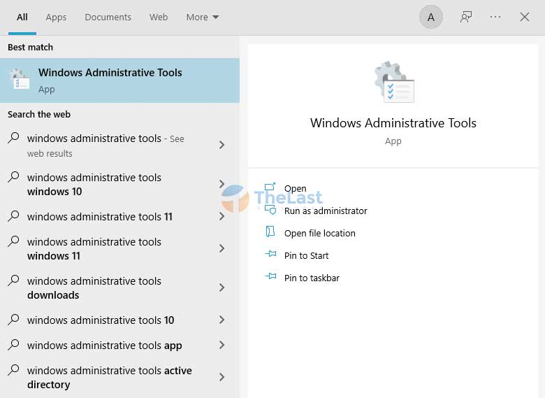 Windows Administrative Tools