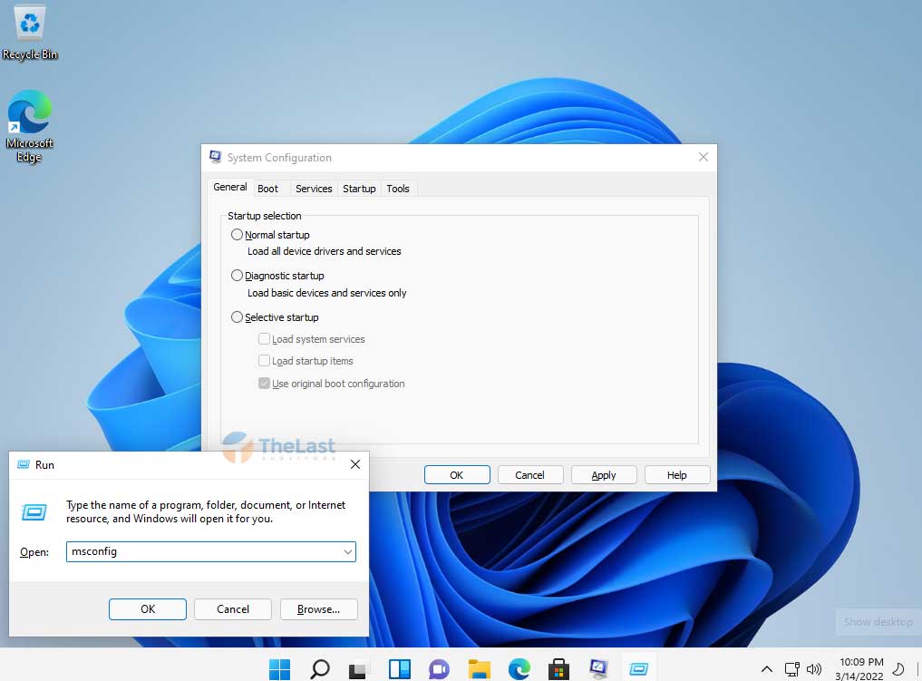 Matikan Program Startup di MSConfig Windows 11