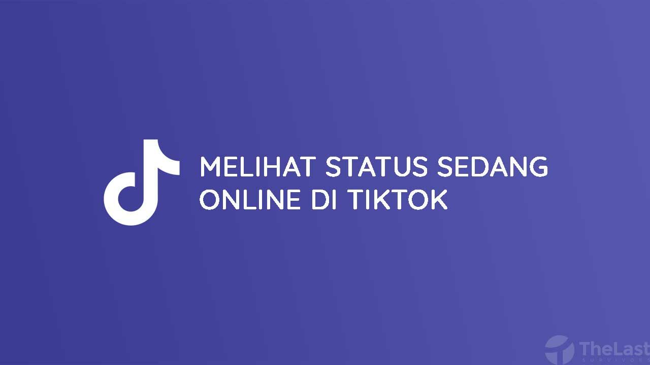 Cara Melihat Status Sedang Online di TikTok