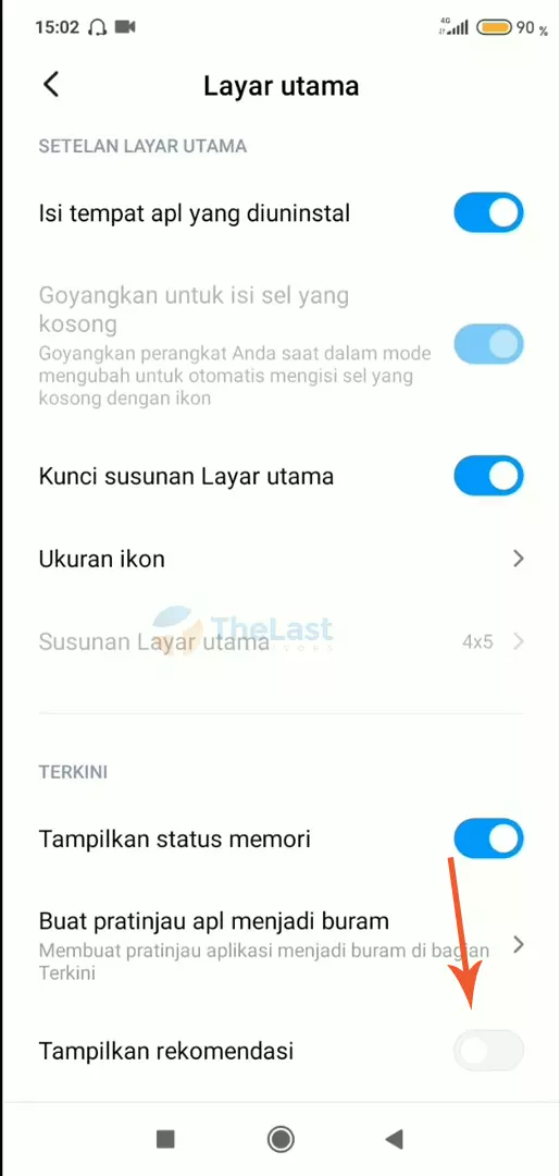 Matikan Tampilkan Rekomendasi di Xiaomi