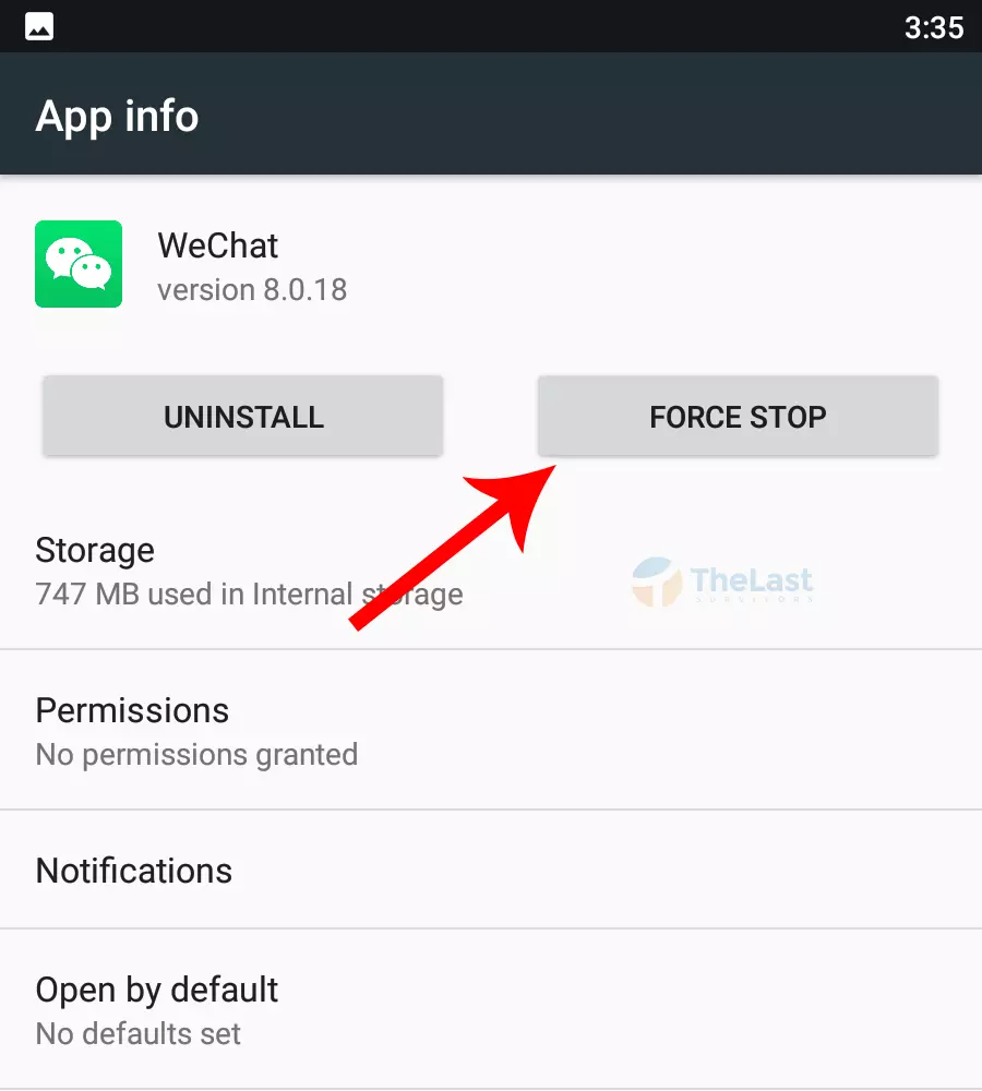 Force Stop WeChat