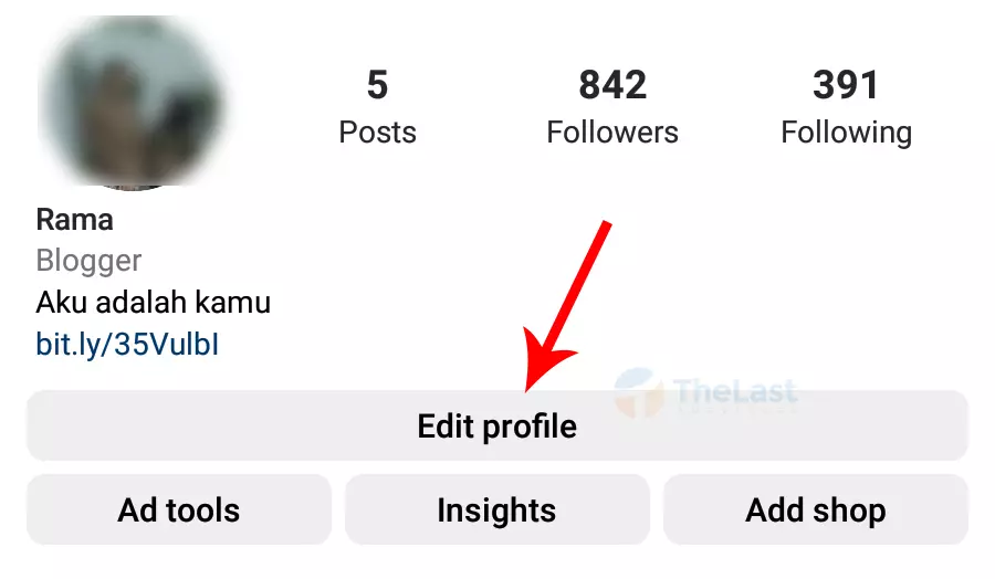 Edit Profile Instagram