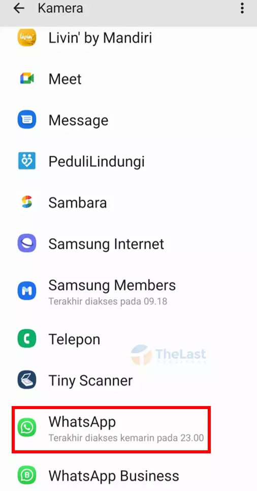 Temukan Aplikasi Whatsapp