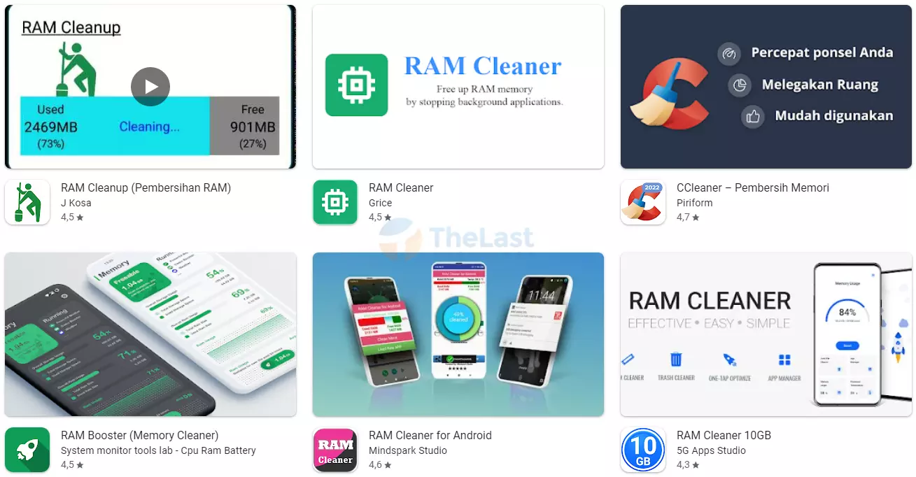 Aplikasi RAM Cleaner
