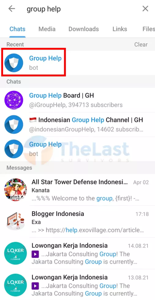 Buka Bot Group Help Telegram