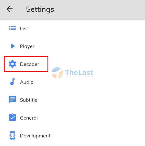 Decoder Settings Mx Player