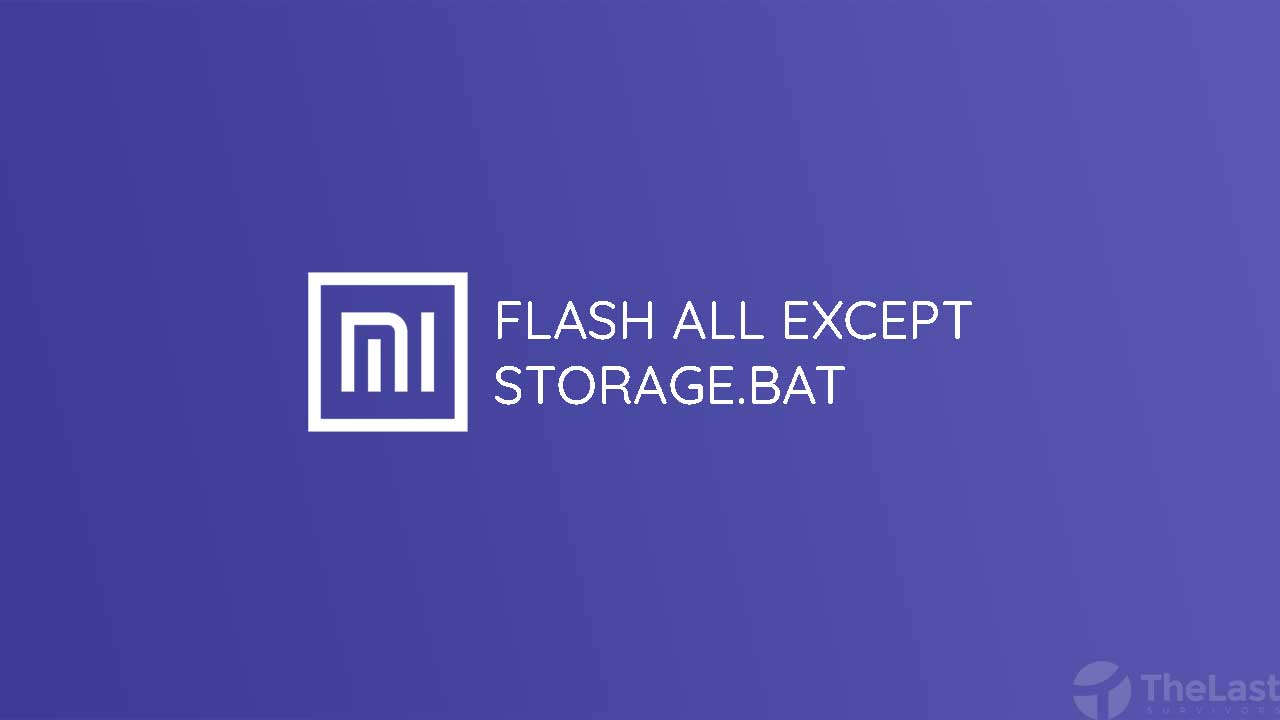 Flash All Except Storage Bat