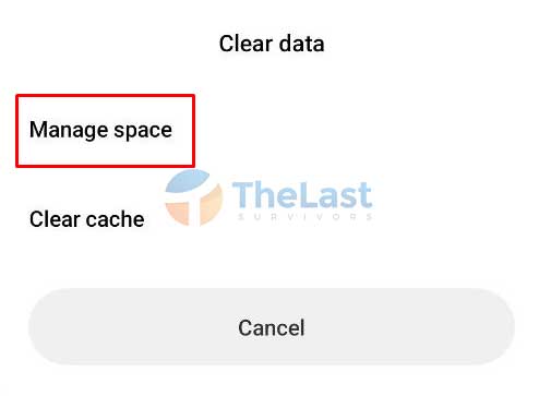 Manage Space Aplikasi Xiaomi