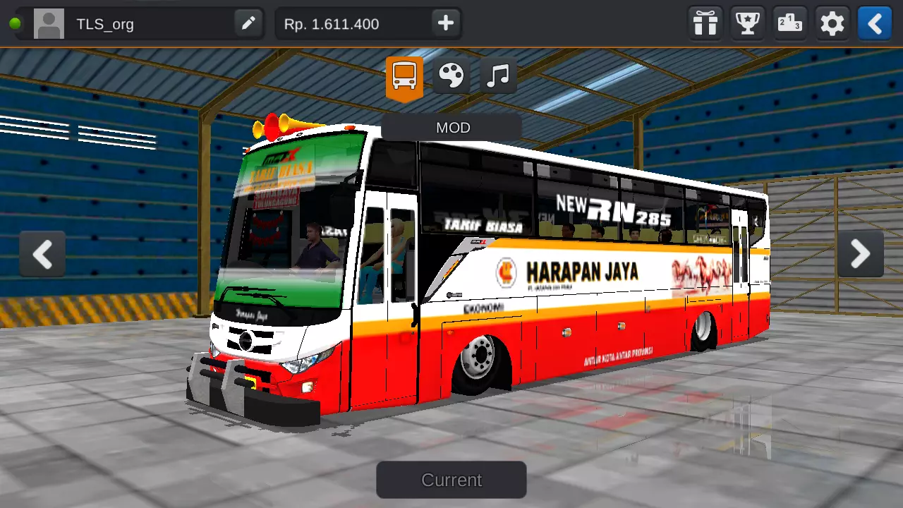 Bus Mod Ceper Harapan Jaya Max Tentrem