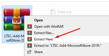 Ekstrak File Instalan Microsoft Store