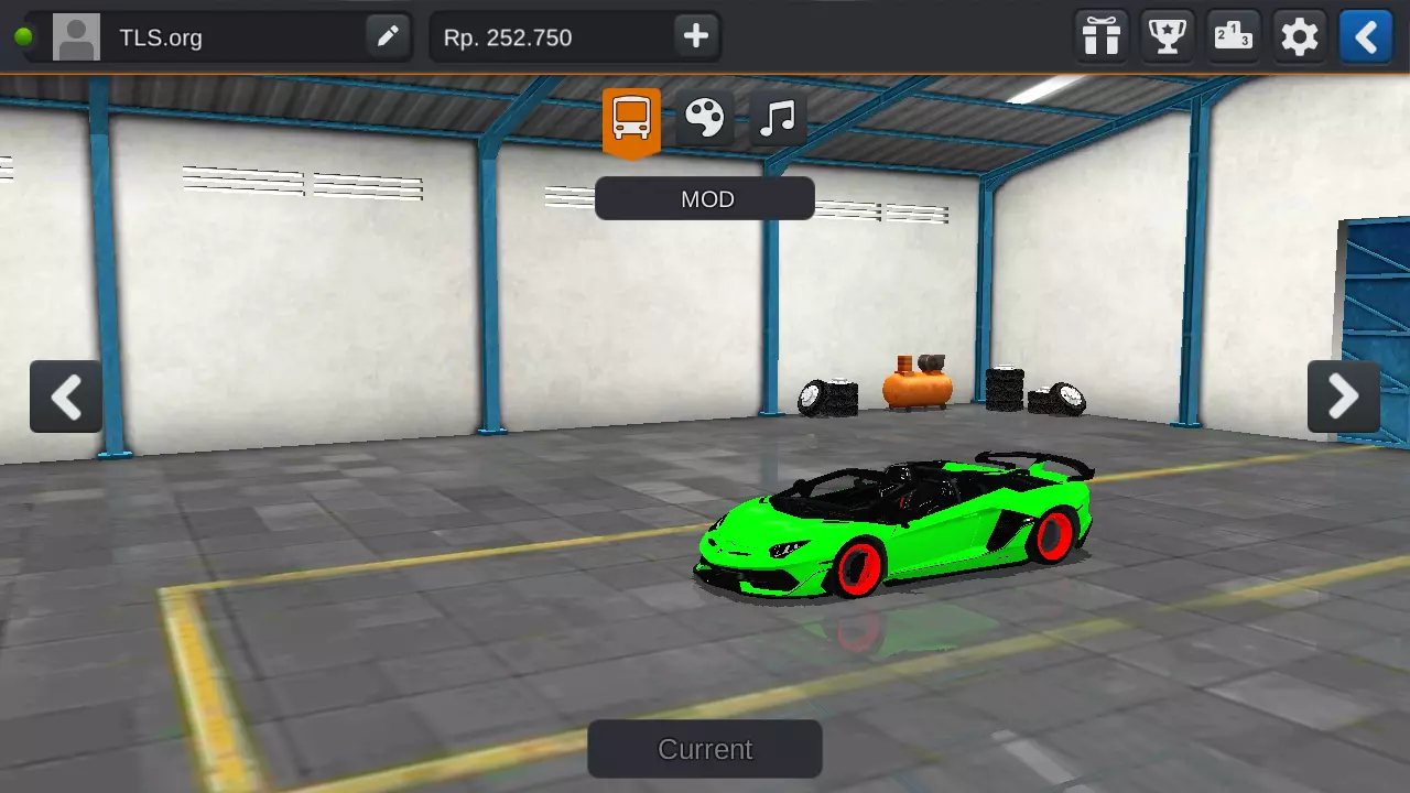 Lamborghini Aventador Super Car BUSSID