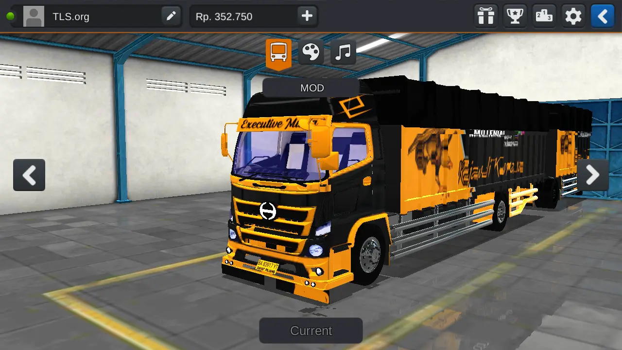 Mod BUSSID Truck Gandeng Hino