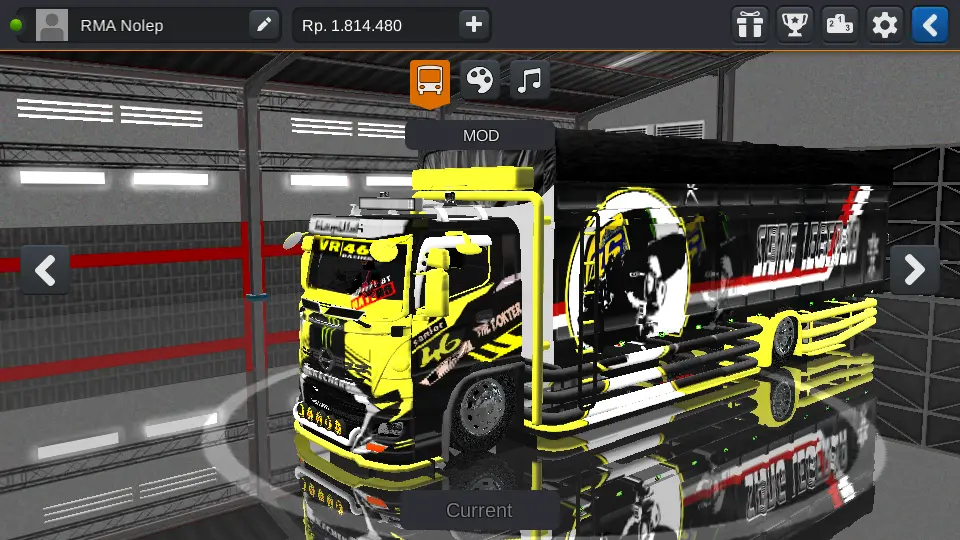 Mod BUSSID Truck Sumatra Hino Spady