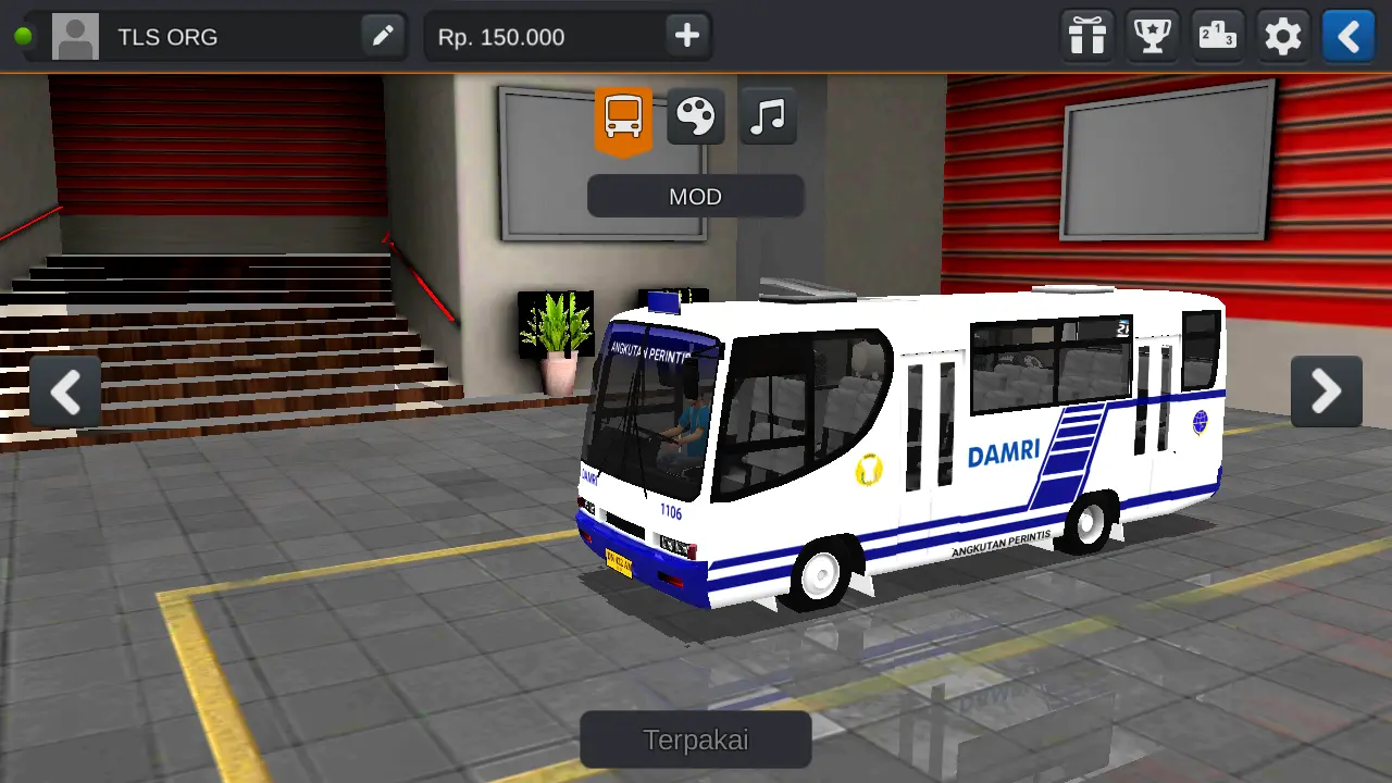 Mod Bus Tua DAMRI BUSSID