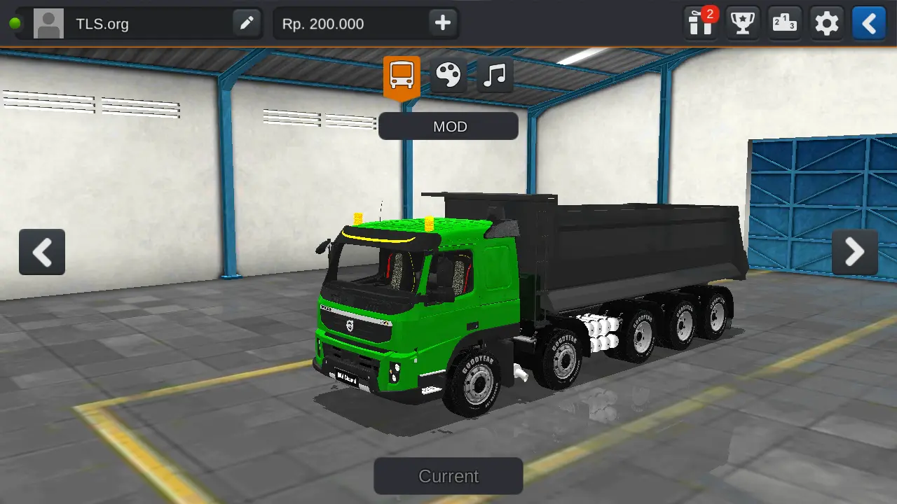 Mod Truck Volvo FMX E5 10×4 Dumper