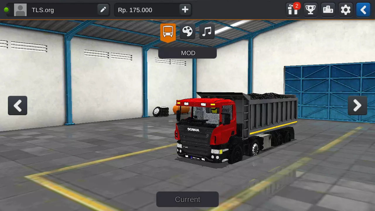 Truck Scania 8×4 Dumper