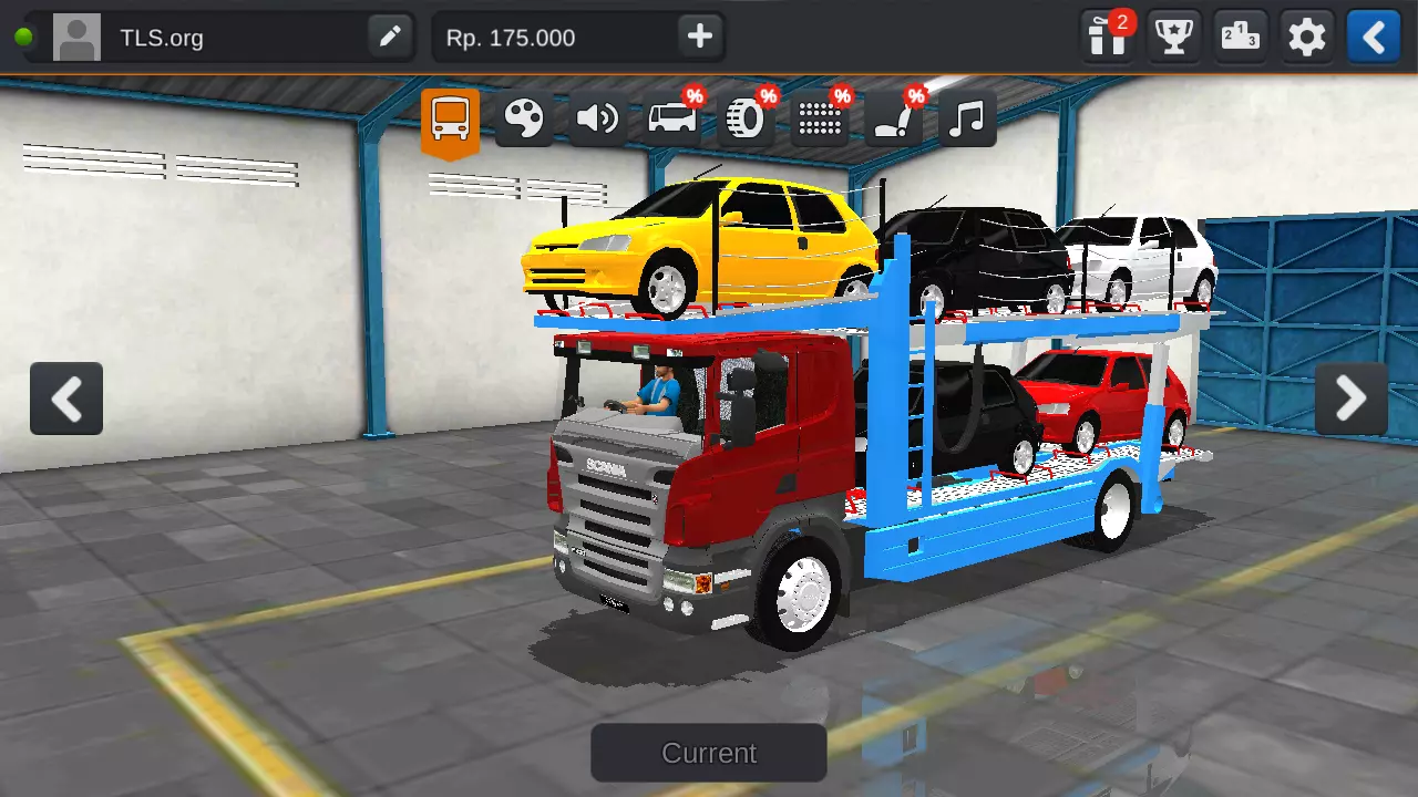 Truck Scania P420 Car Transporter