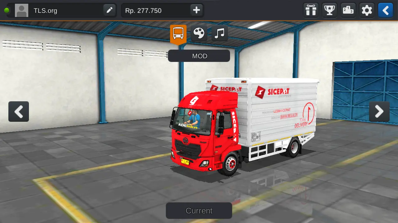 Truck UD Kuzer Box SiCepat