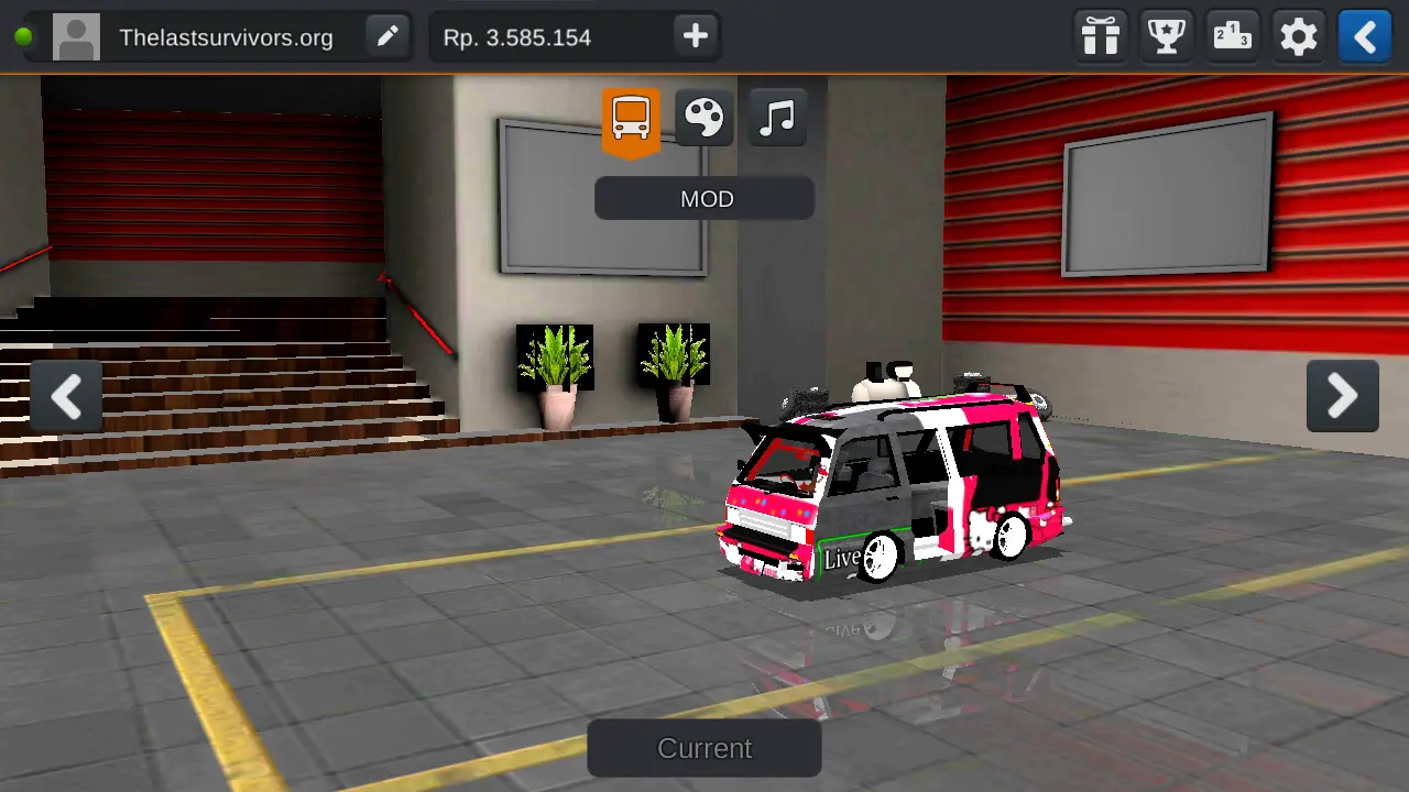 Angkot Racing Pink Hello Kitty