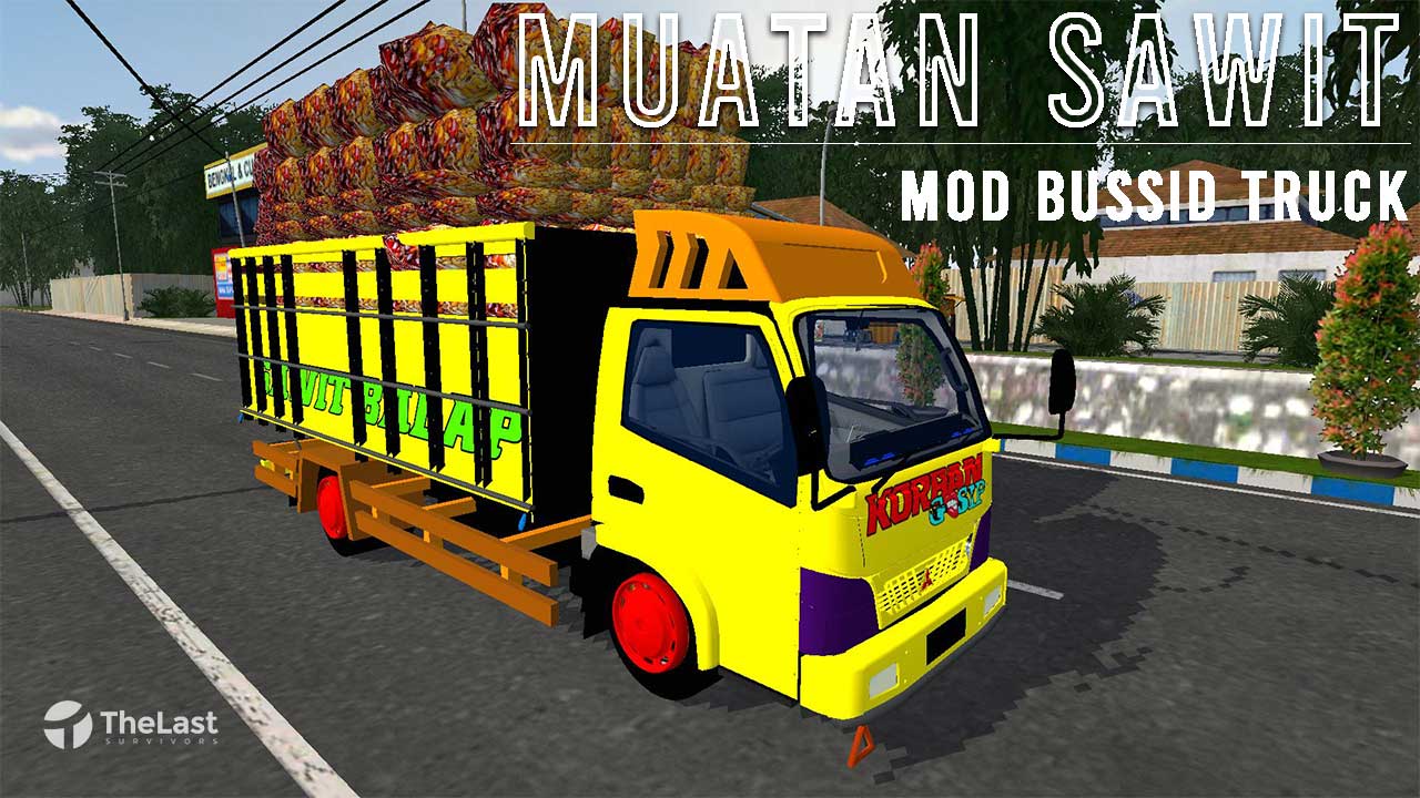 Download Mod BUSSID Truck Muatan Sawit